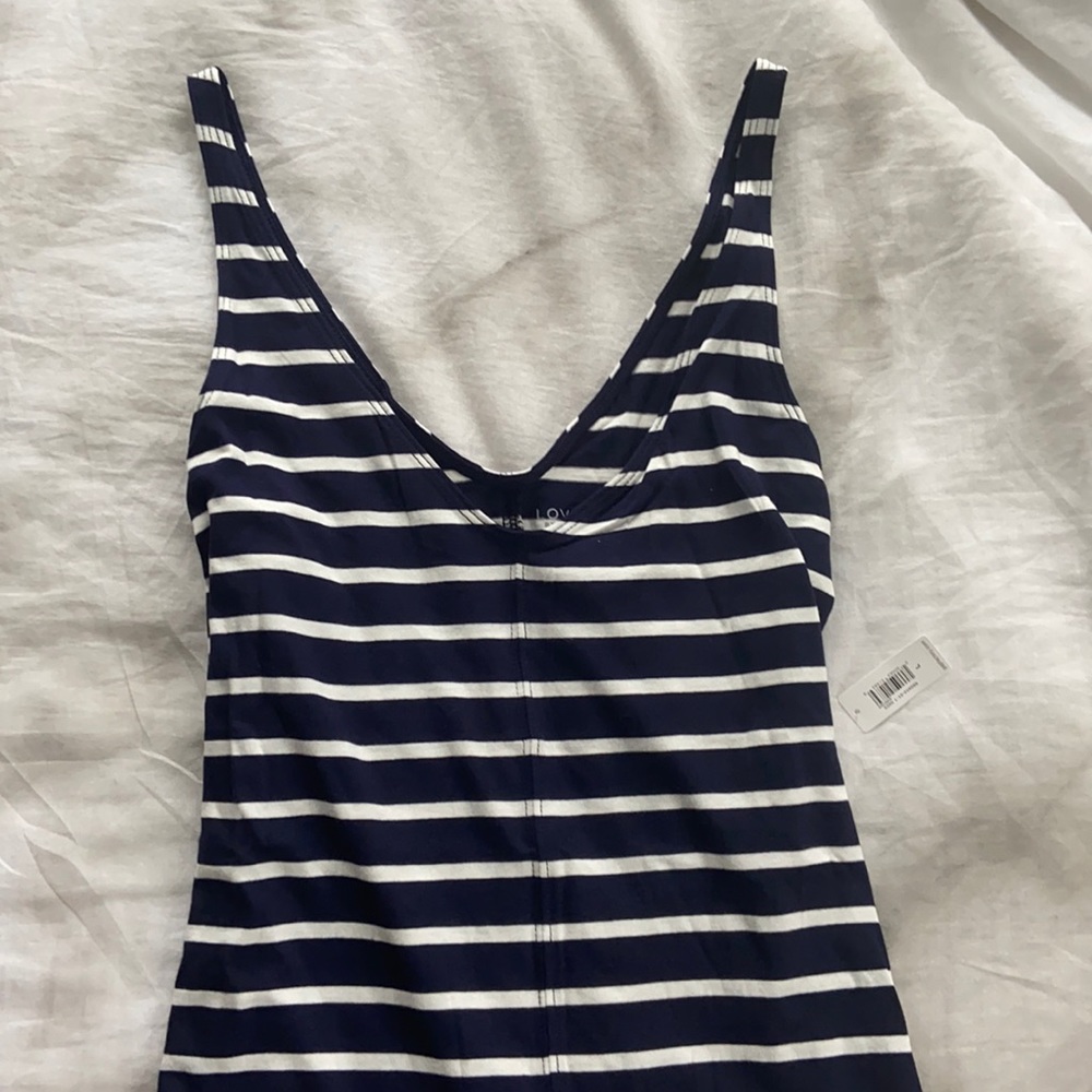 Blue & White stripped tank top from Gap